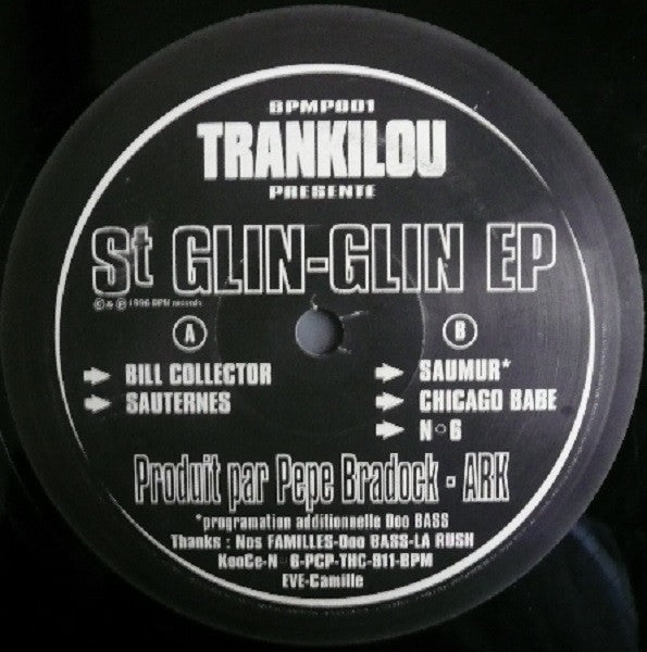 Trankilou – St Glin-Glin EP