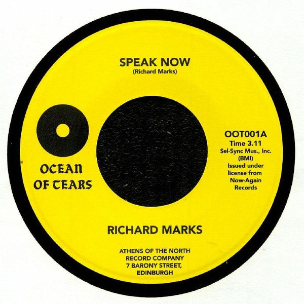Richard Marks – Speak Now / Purple Haze