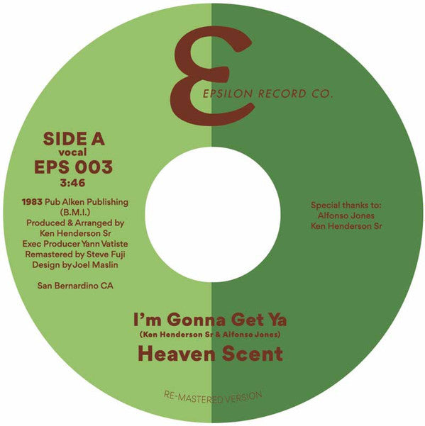 Heaven Scent / Henderson & Jones – I'm Gonna Get Ya