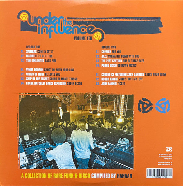 Rahaan – Under The Influence Volume Ten (A Collection Of Rare Funk & Disco)