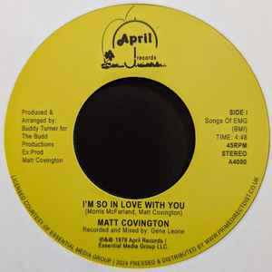 Matt Covington – I'm So In Love With You