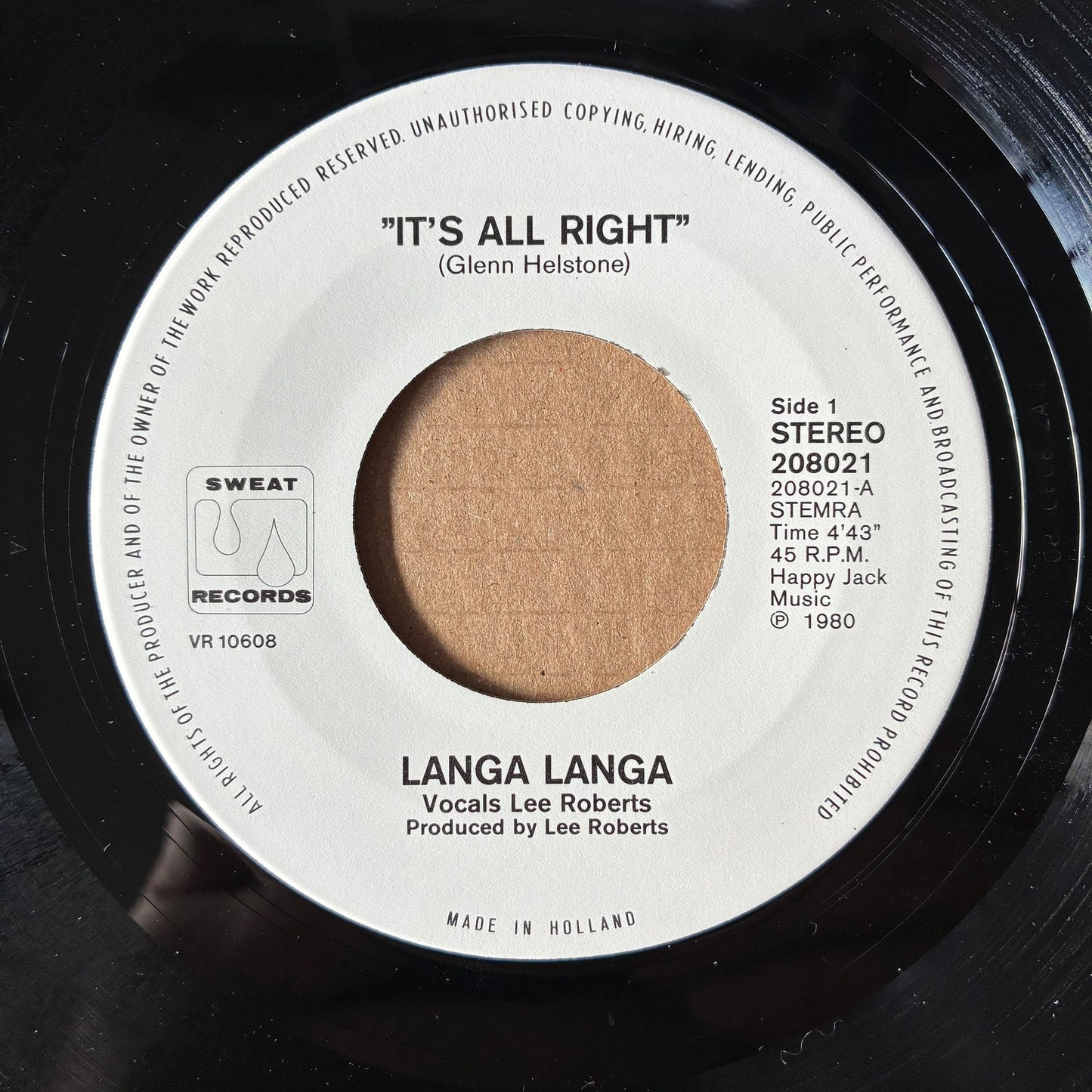 Langa Langa – It's All Right / Freedom Is The Thing