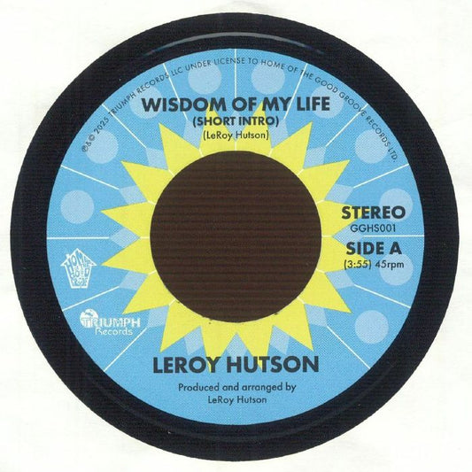 Leroy HUTSON Wisdom Of My Life