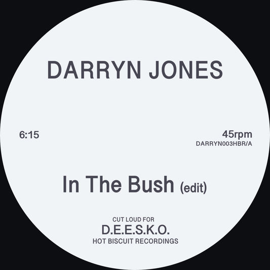 DARRYN JONES “ In The Bush/Now I Know”